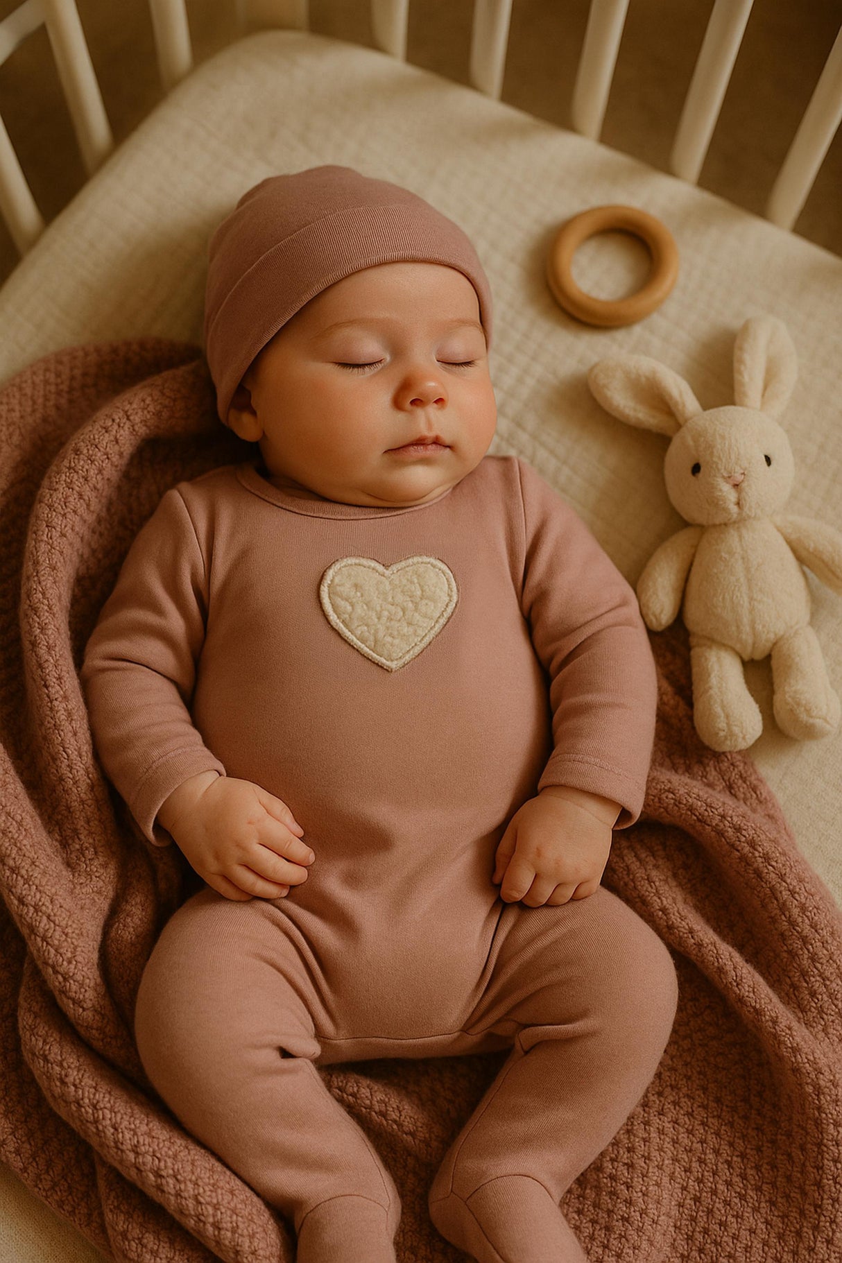 Maniere Baby Boys Girls Sherpa Applique Cotton Stretchie - SHFW25/SBFW25 Maniere Baby Boys Girls Sherpa Applique Cotton Stretchie - SHFW25/SBFW25