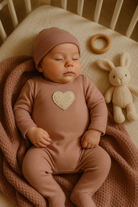 Maniere Baby Boys Girls Sherpa Applique Cotton Stretchie - SHFW25/SBFW25 Maniere Baby Boys Girls Sherpa Applique Cotton Stretchie - SHFW25/SBFW25