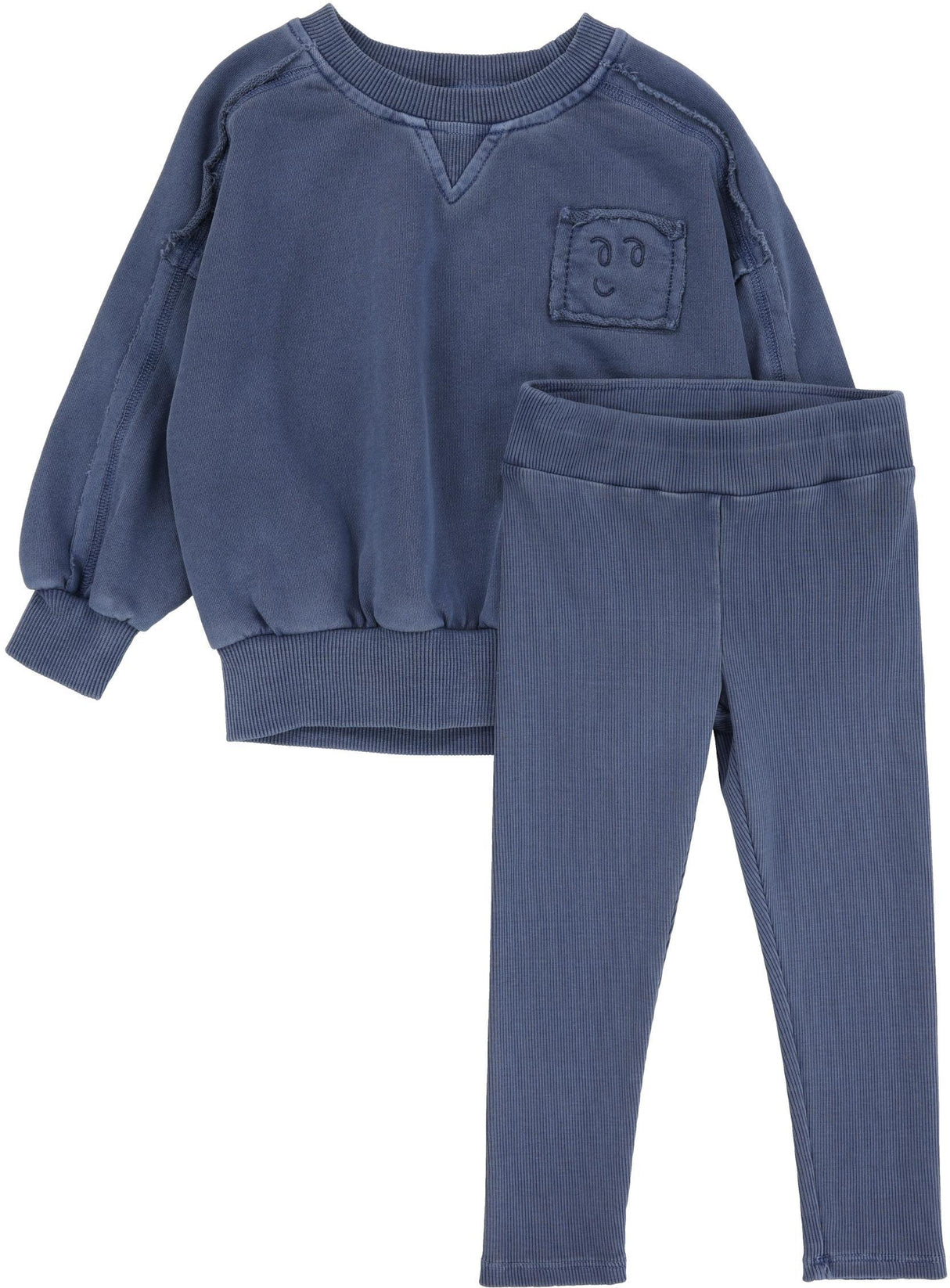 Analogie by Lil Legs Wash Sweatshirt Collection Baby Boys Outfit - WBSS Analogie by Lil Legs Wash Sweatshirt Collection Baby Boys Outfit - WBSS