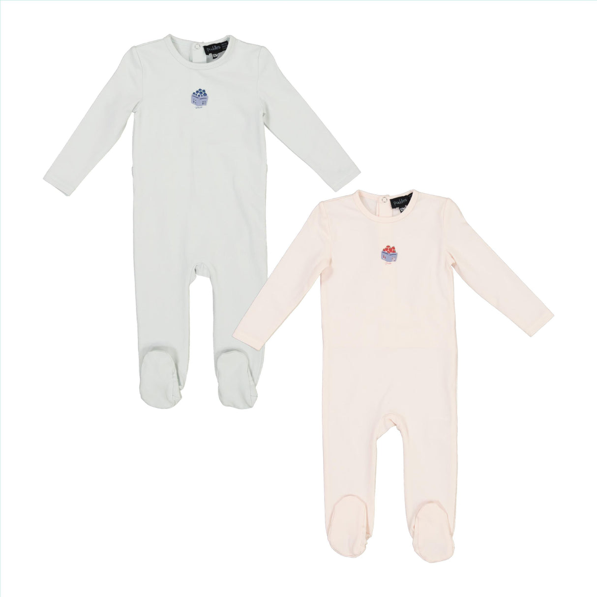 Puddles Baby Boys Girls Berry Box Cotton Footie - SB6CY2861 Puddles Baby Boys Girls Berry Box Cotton Footie - SB6CY2861