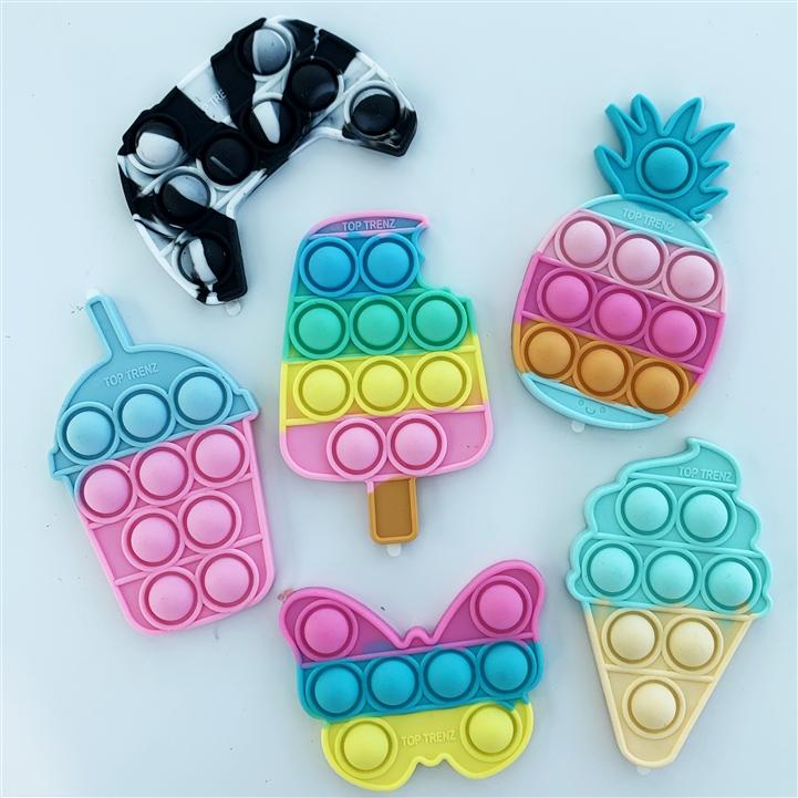 Top Trenz Fidget Popper Sticker - POP-STICK4 Top Trenz Fidget Popper Sticker - POP-STICK4