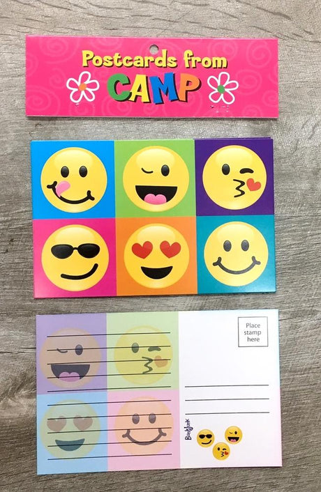 Bunk Junk Colorblock Smile Postcard - BJ743