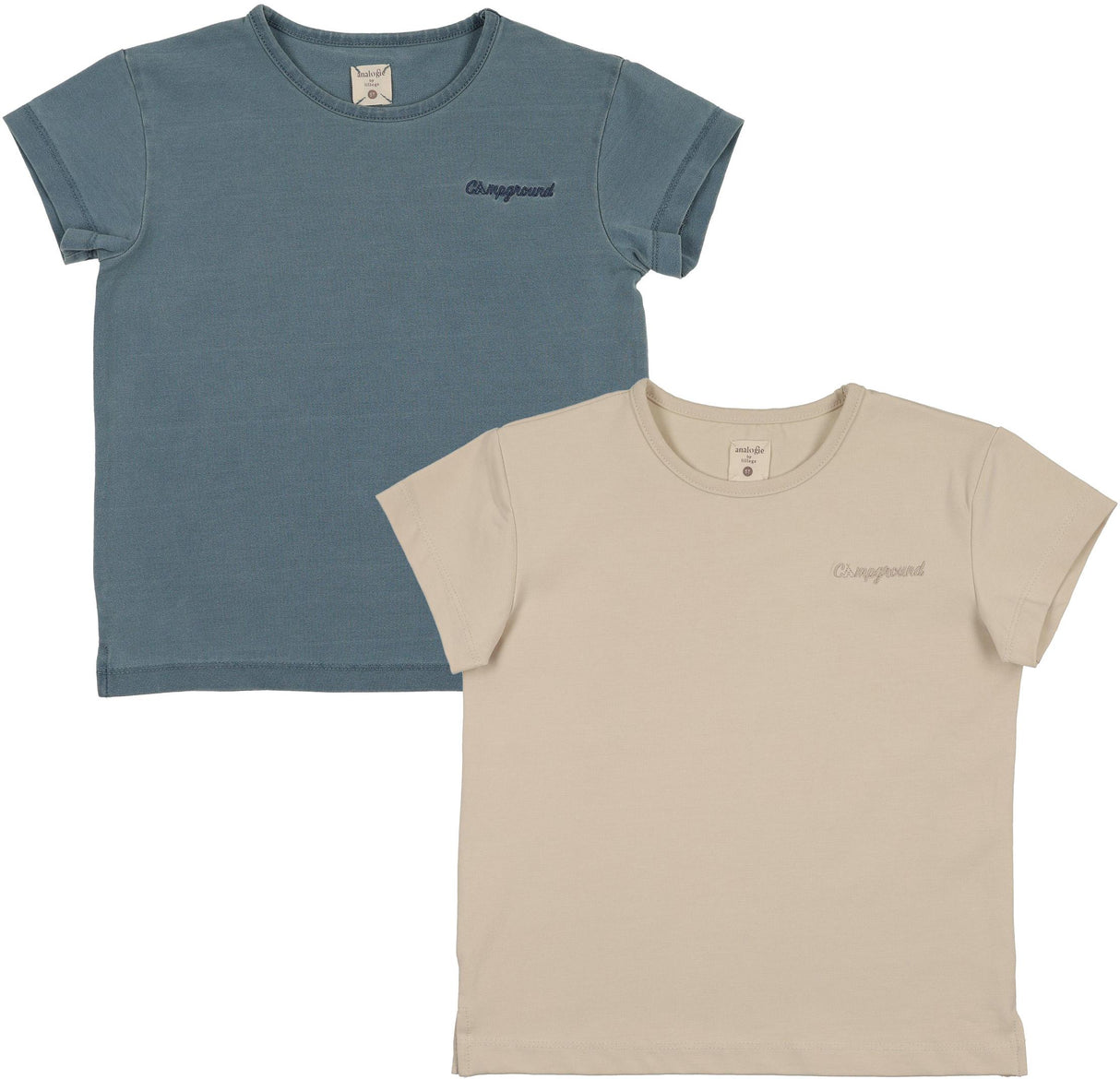 Analogie by Lil Legs Dainty Denim Collection Boys Girls Short Sleeve T-shirt Tee - DDBT Analogie by Lil Legs Dainty Denim Collection Boys Girls Short Sleeve T-shirt Tee - DDBT