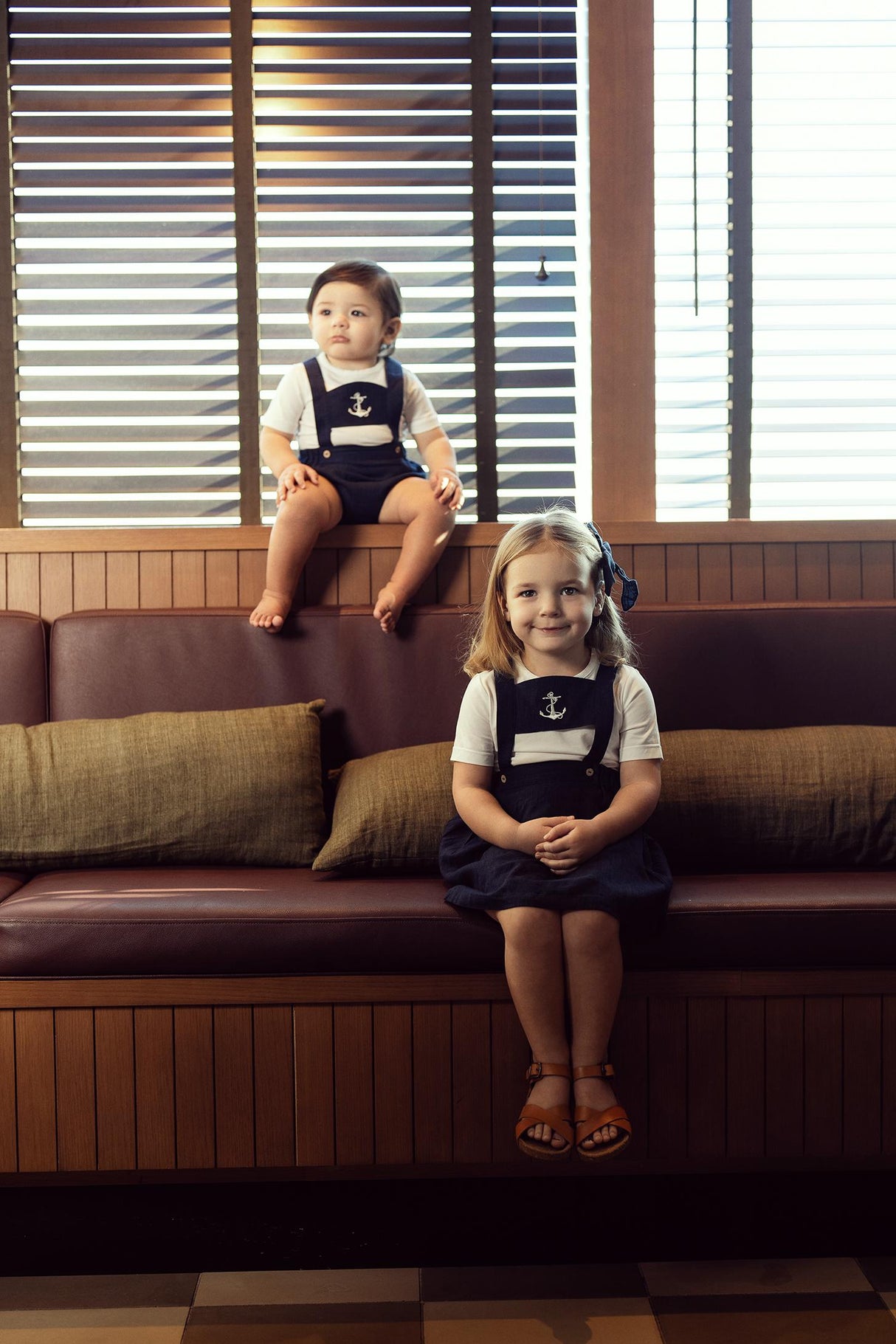 Charlotte & George Girls Embroidered Anchor Jumper - SB5CP7150J Charlotte & George Girls Embroidered Anchor Jumper - SB5CP7150J