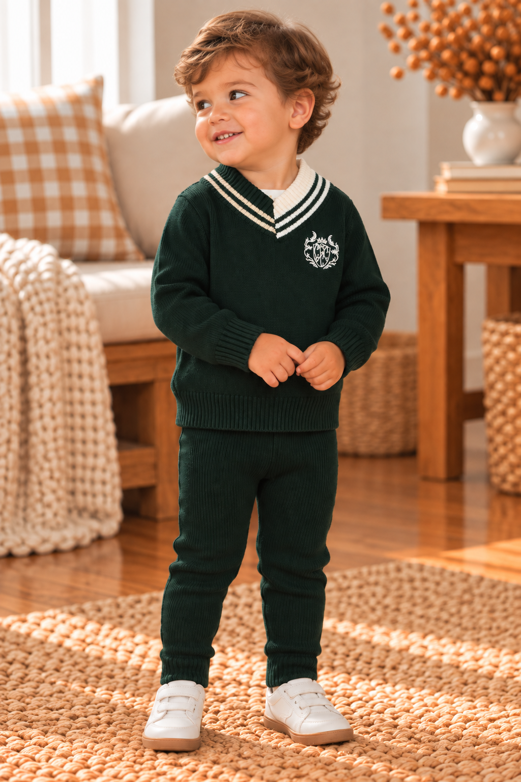 Valen Vee Baby Boys Knit Outfit - C-29714 Valen Vee Baby Boys Knit Outfit - C-29714