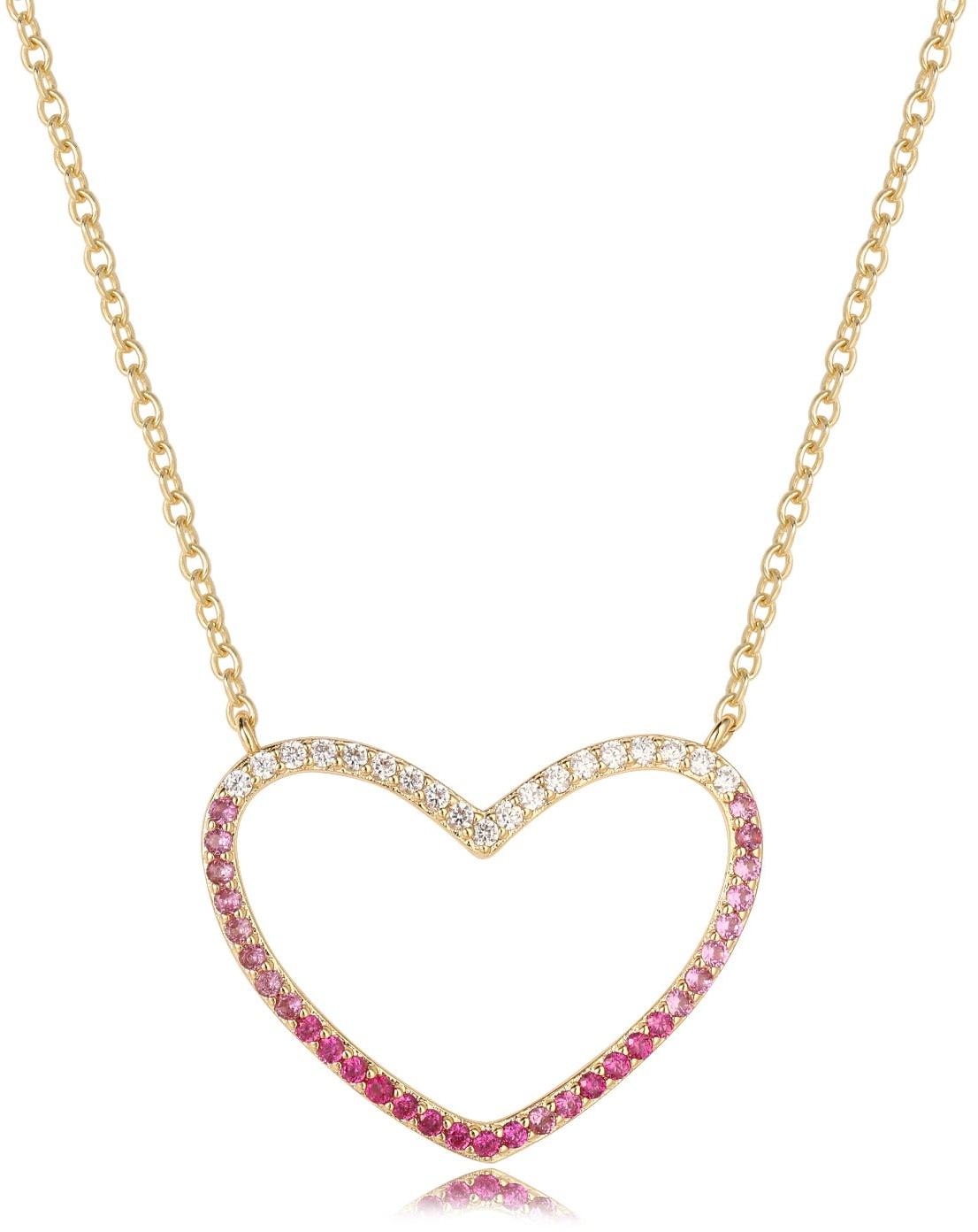 Tiny Gem Pink Ombré Necklace - TG2028 Tiny Gem Pink Ombré Necklace - TG2028