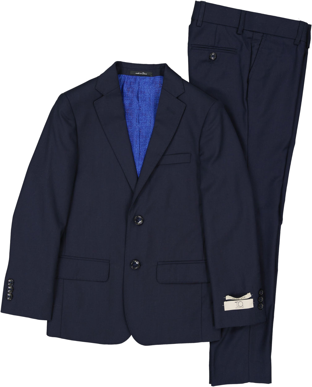 T.O. Collection Boys True Navy Suit Separates - 29607-37 T.O. Collection Boys True Navy Suit Separates - 29607-37
