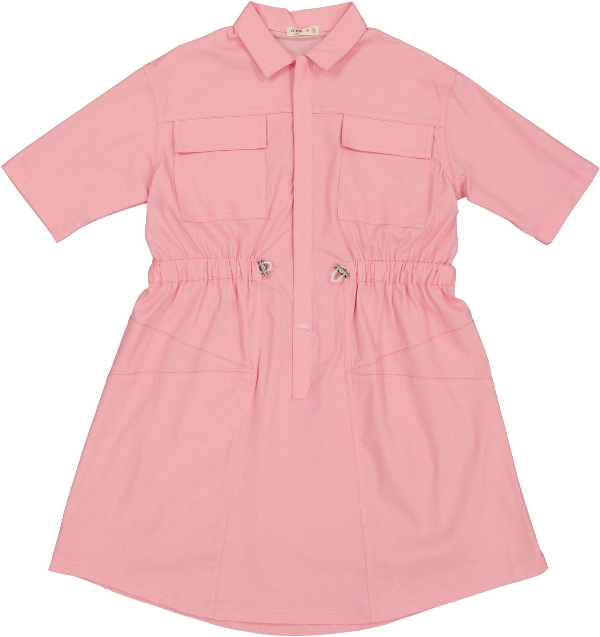 Crew Kids Girls Drawstring Dress - AL3130 Crew Kids Girls Drawstring Dress - AL3130