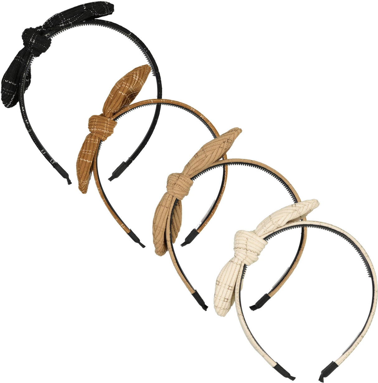 Keshet Girls Windowpane Corduroy Headband - HB2555 Keshet Girls Windowpane Corduroy Headband - HB2555