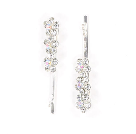 Keshet Diamond Multi Flower Hair Pin 2 Pack - LBP-0005