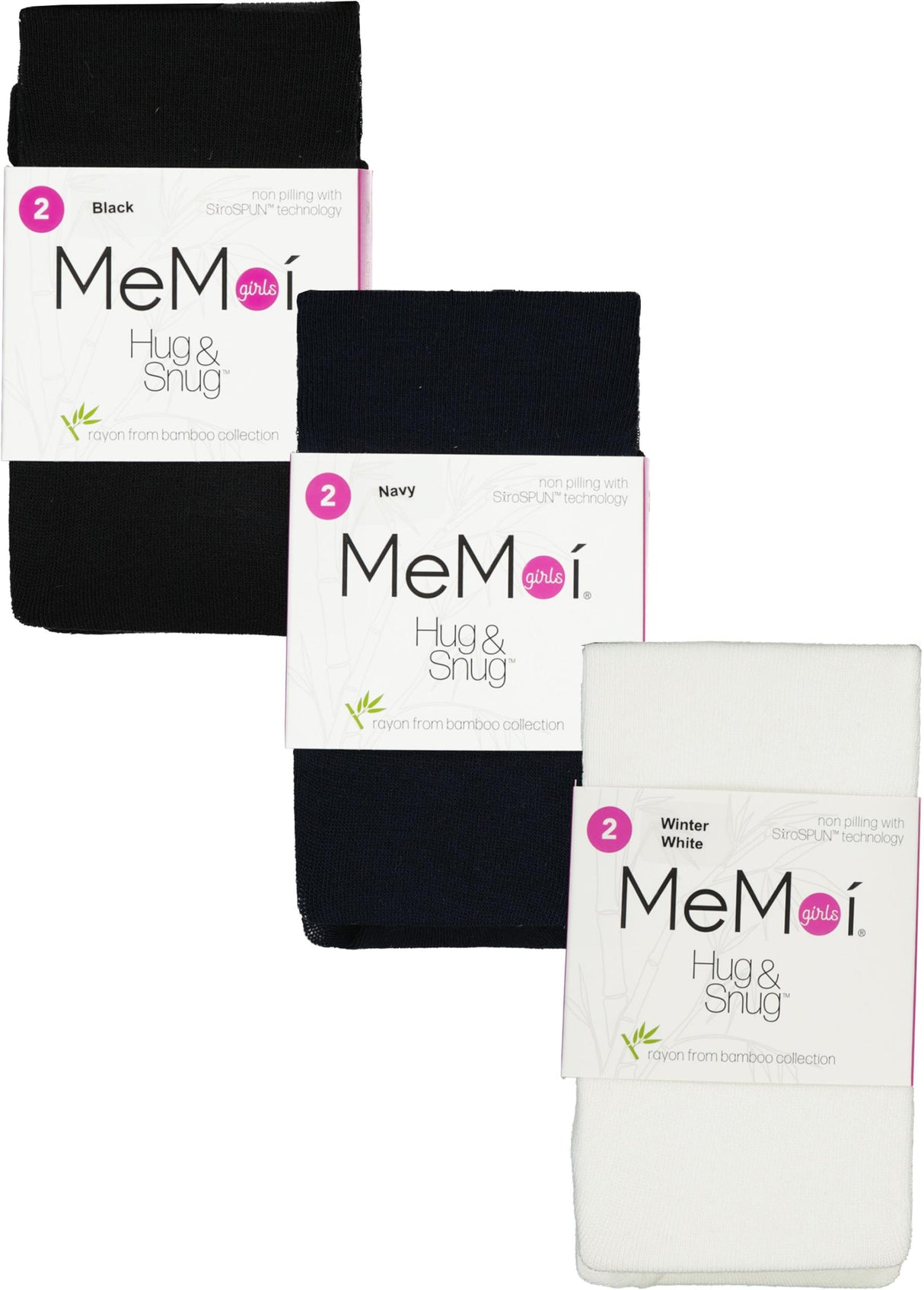Memoi Girls Hug & Snug Bamboo Tights - MK-346 Memoi Girls Hug & Snug Bamboo Tights - MK-346