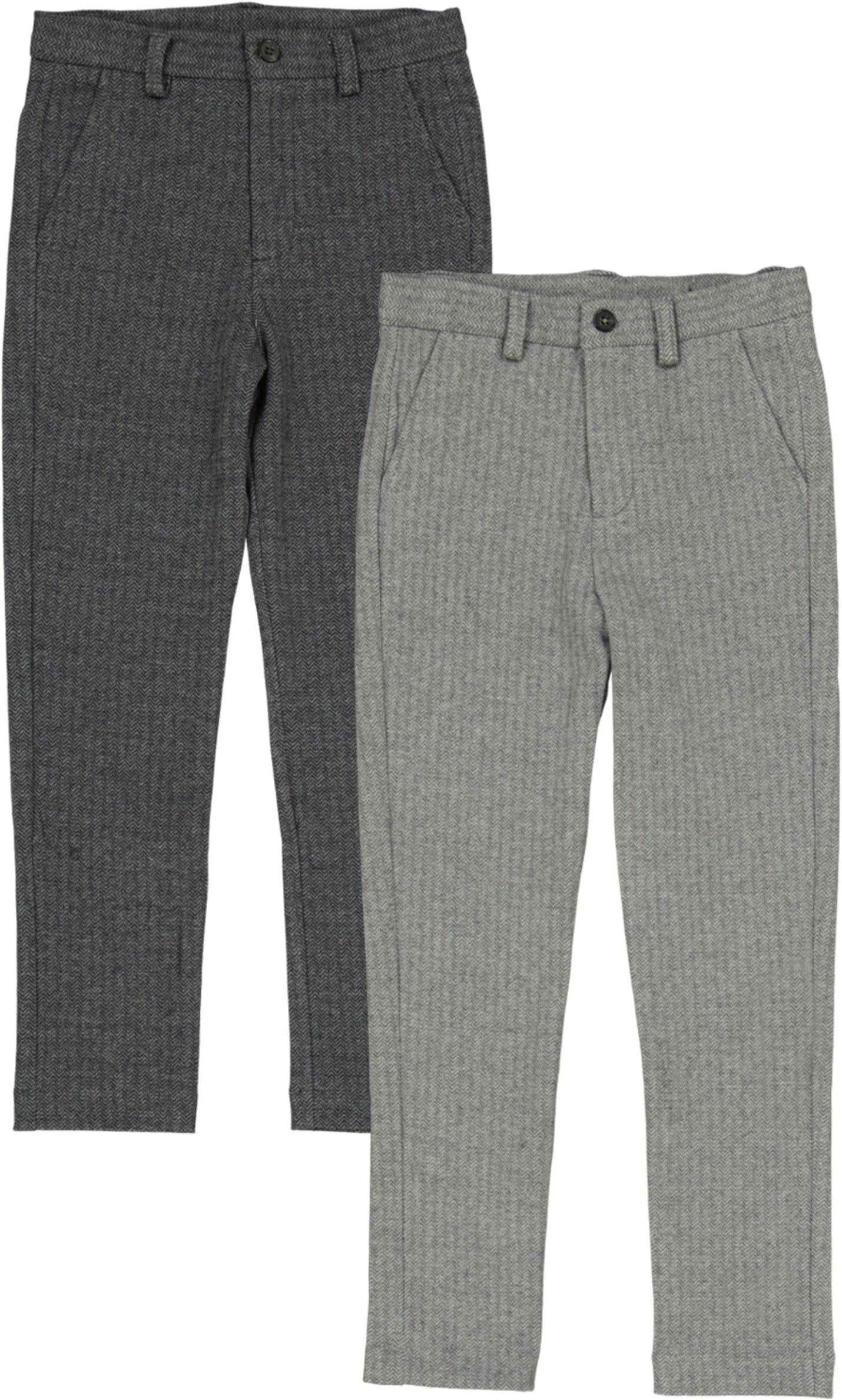 Space Gray Boys Stretch Herringbone Dress Pants - WB5CY2738P