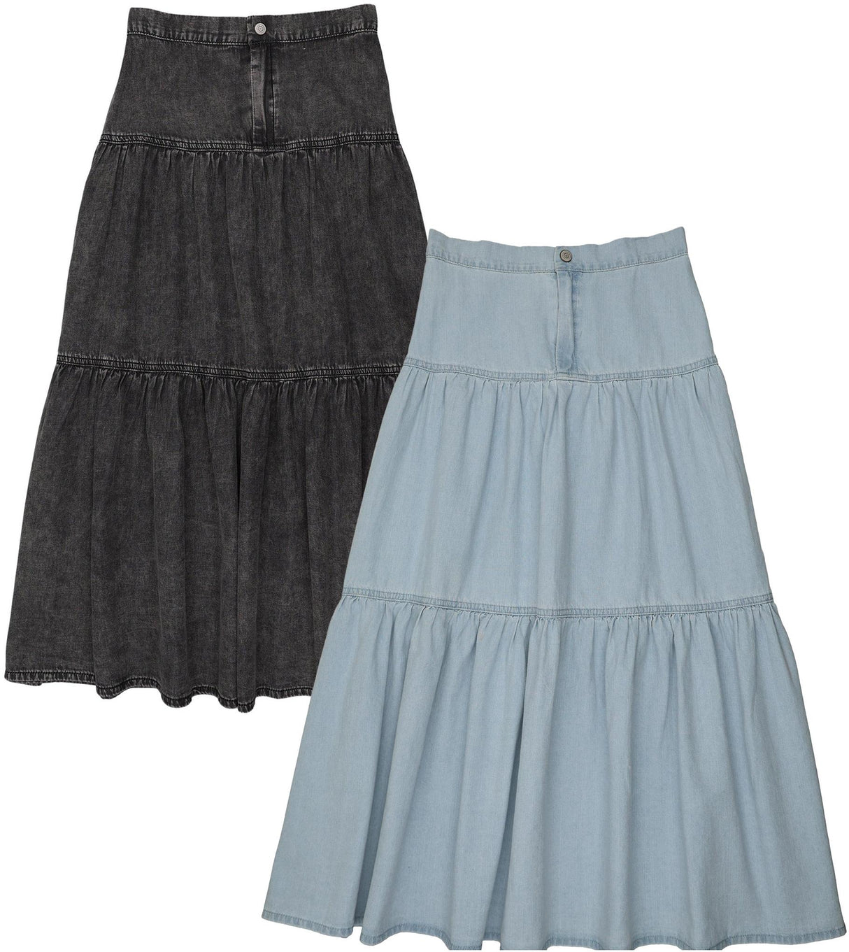 Lil Legs Camp Scouts Collection Girls Denim Tiered Maxi Skirt - DTMSKT Lil Legs Camp Scouts Collection Girls Denim Tiered Maxi Skirt - DTMSKT