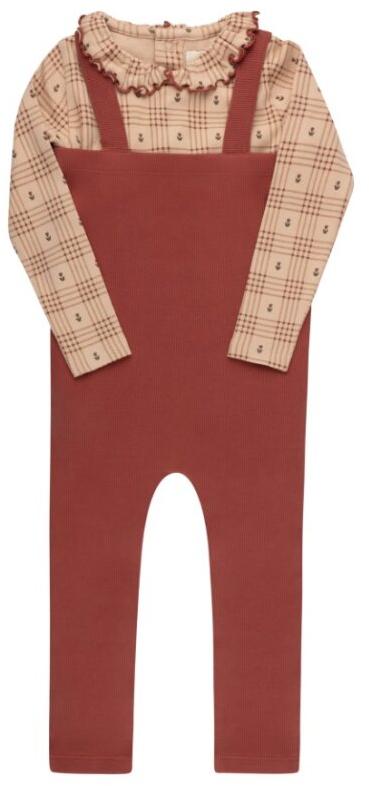 Ely's & Co Baby Girls Plaid Floral Outfit - AW25-0032 Ely's & Co Baby Girls Plaid Floral Outfit - AW25-0032