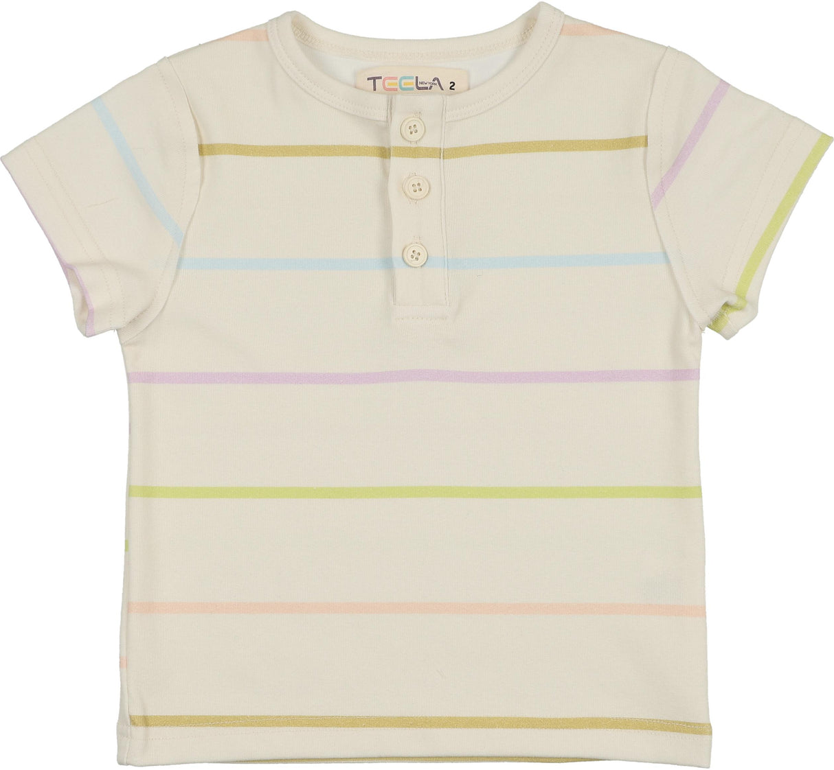 Teela Boys Stripe Short Sleeve T-shirt - 22-054 Teela Boys Stripe Short Sleeve T-shirt - 22-054