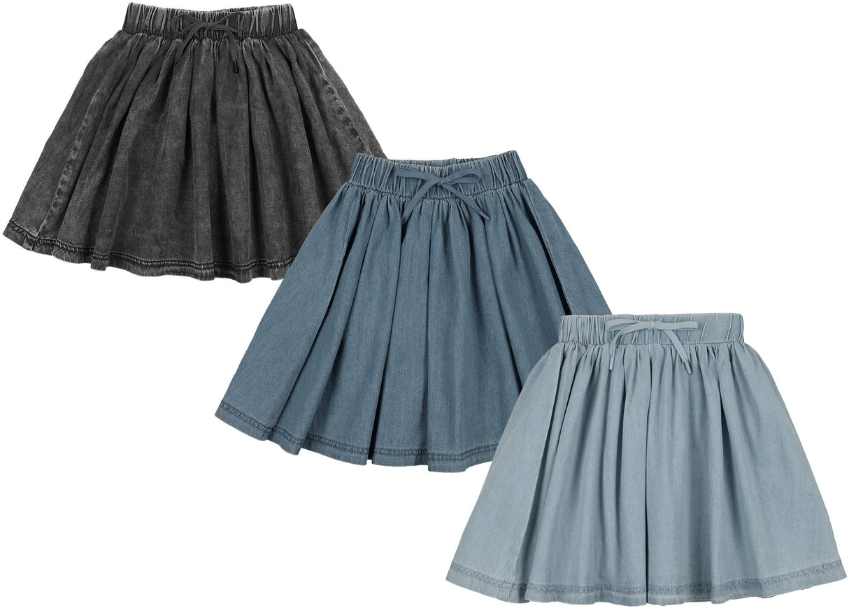 Lil Legs Camp Scouts Collection Girls Denim Drawstring Skirt - DDSKT Lil Legs Camp Scouts Collection Girls Denim Drawstring Skirt - DDSKT