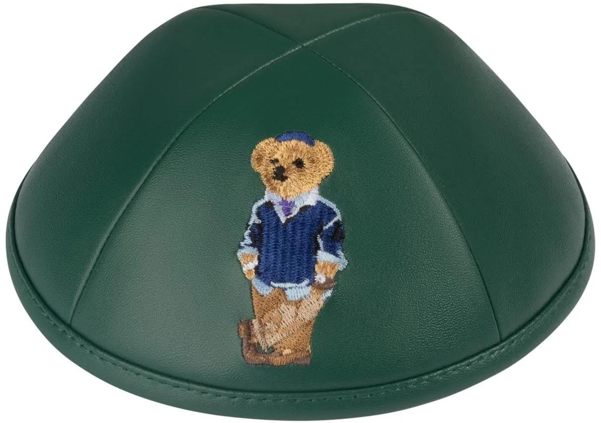 iKippah Dov Bear Leather Yarmulka iKippah Dov Bear Leather Yarmulka