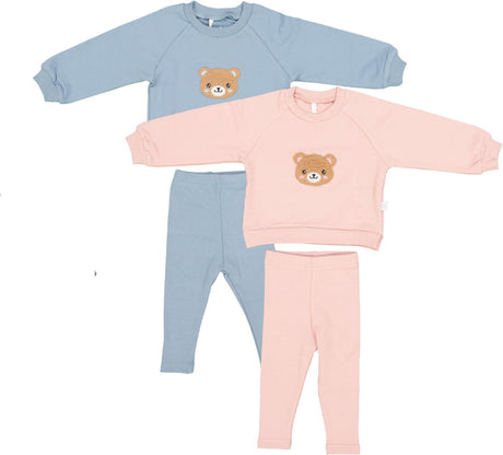 Pouf Baby Boys Girls Bear Sweatsuit Outfit Pouf Baby Boys Girls Bear Sweatsuit Outfit