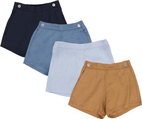 Analogie by Lil Legs Dressy Collection Boys Linen Shorts - DLNS Analogie by Lil Legs Dressy Collection Boys Linen Shorts - DLNS