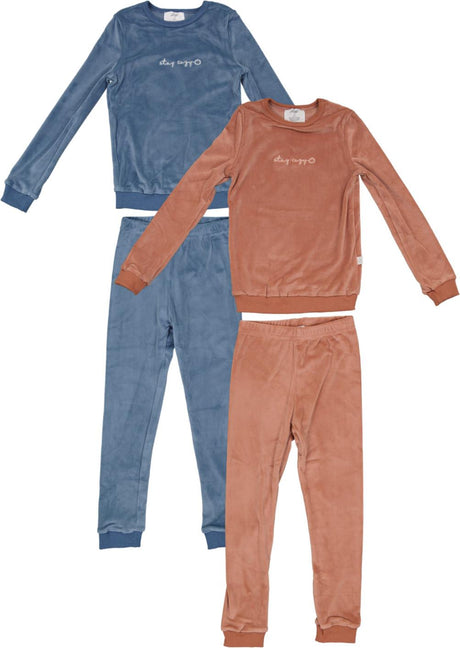 Pouf Boys Girls Velour Pajamas - Stay Cozy Pouf Boys Girls Velour Pajamas - Stay Cozy