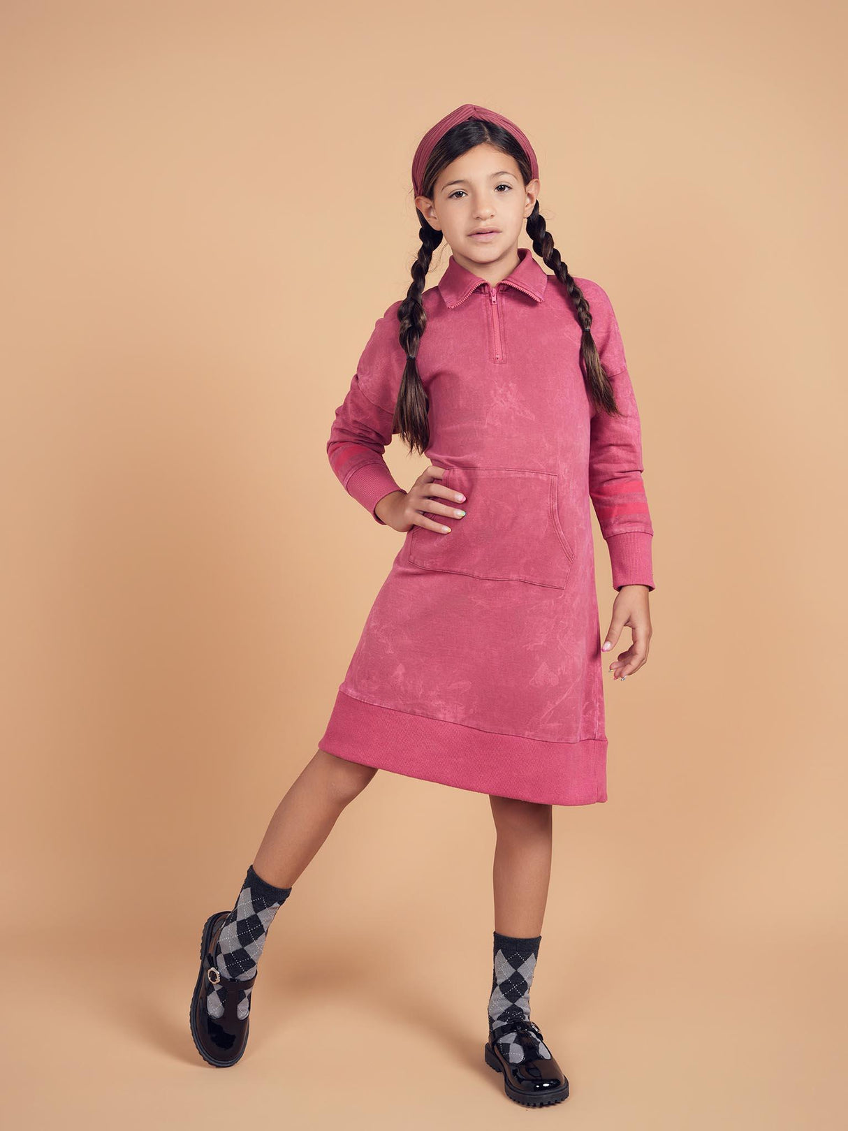 Teela Girls Mineral Wash Dress - 21-071 Teela Girls Mineral Wash Dress - 21-071
