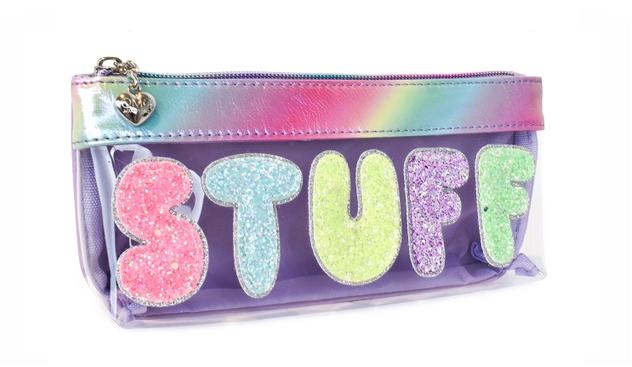 OMG Metallic Quilted Backpack & Pencil Case Set - DAISY-SBP23 OMG Metallic Quilted Backpack & Pencil Case Set - DAISY-SBP23