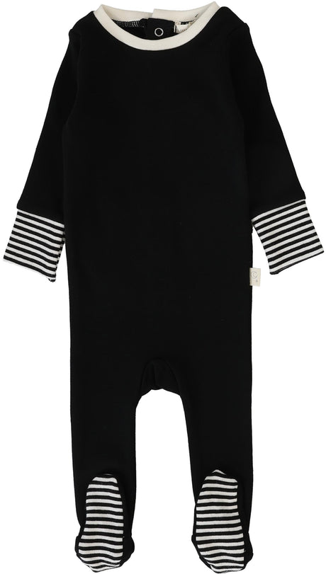 Lil Legs Loungewear Collection Baby Boys Girls Striped Cuff Cotton Stretchie - LSAF Lil Legs Loungewear Collection Baby Boys Girls Striped Cuff Cotton Stretchie - LSAF