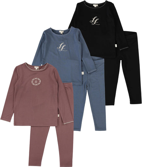 Lil Legs Loungewear Collection Boys Girls Emblem Modal Cotton Pajamas - LBELS Lil Legs Loungewear Collection Boys Girls Emblem Modal Cotton Pajamas - LBELS
