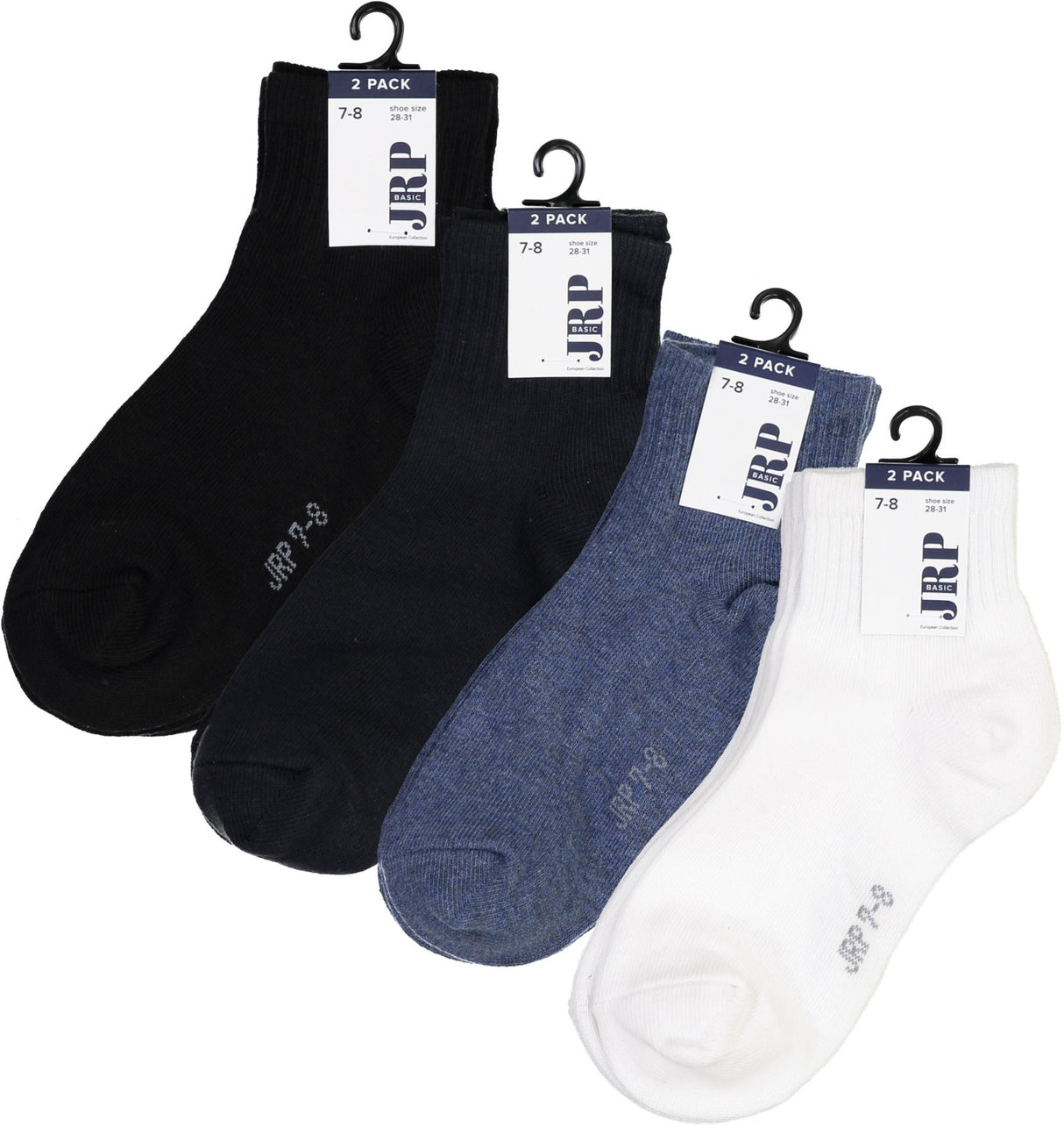 JRP Ribbed Crew Socks 2 Pack - A2SRIB JRP Ribbed Crew Socks 2 Pack - A2SRIB