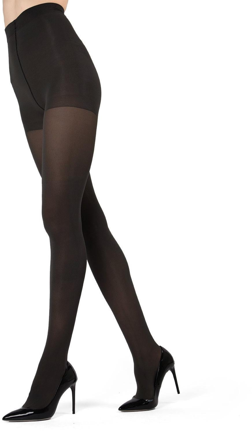 Melas Womens Super Microfiber Opaque Control Top 60 Denier Tights - AT-6506 Melas Womens Super Microfiber Opaque Control Top 60 Denier Tights - AT-6506