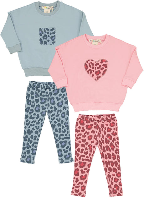Teela Baby Boys Girls Leopard Outfit - 21-005B Teela Baby Boys Girls Leopard Outfit - 21-005B