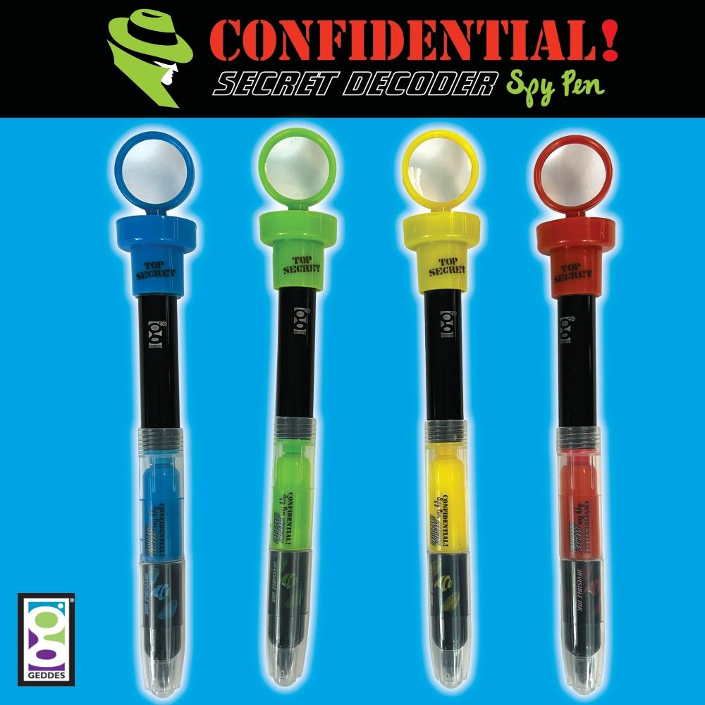 ShirtStop Confidential 5-in-1 Spy Pen - 68069 ShirtStop Confidential 5-in-1 Spy Pen - 68069