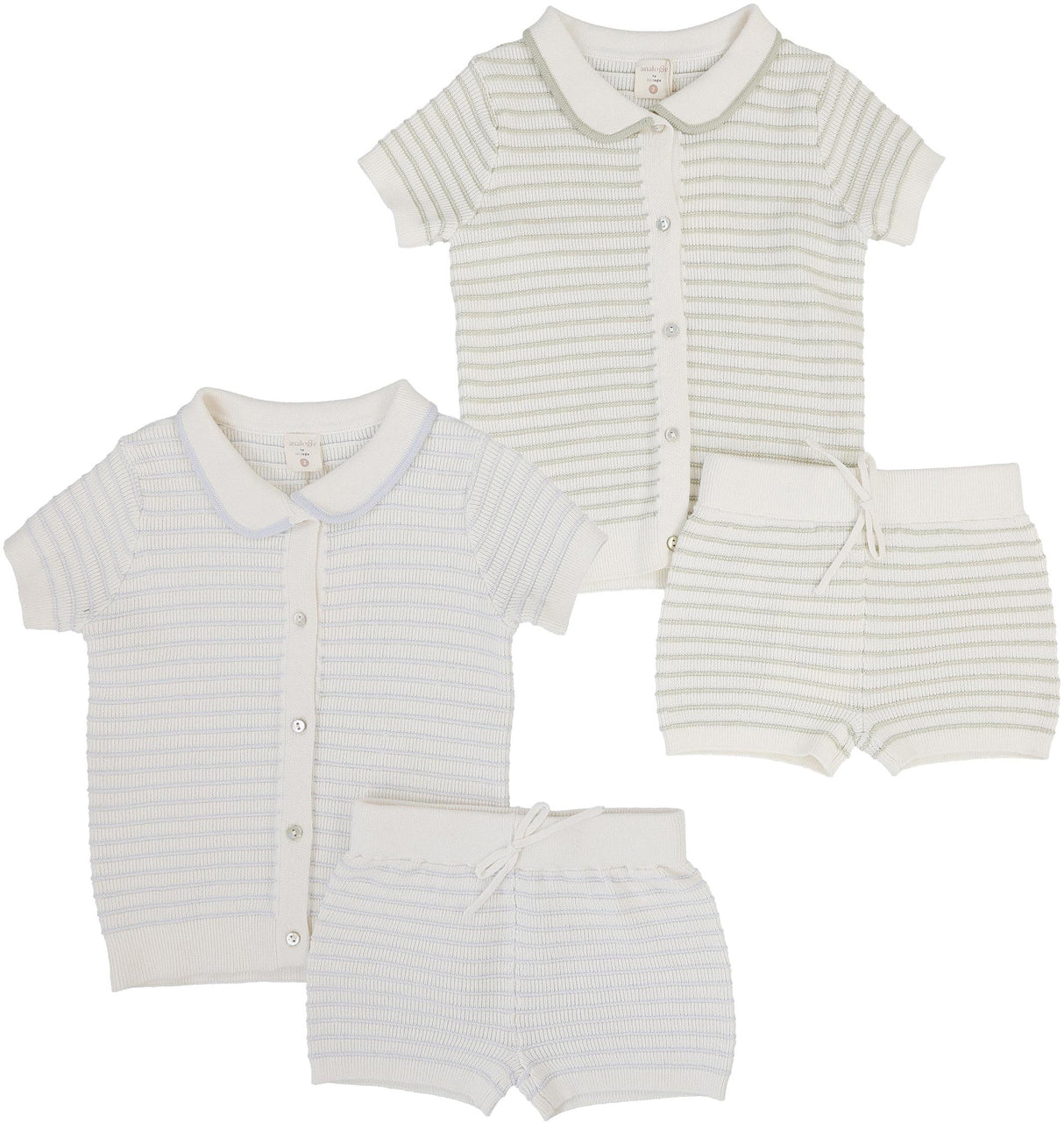 Analogie by Lil Legs Mountain Meadows Collection Baby Boys Textured Stripe Knit Outfit - TSKST Analogie by Lil Legs Mountain Meadows Collection Baby Boys Textured Stripe Knit Outfit - TSKST