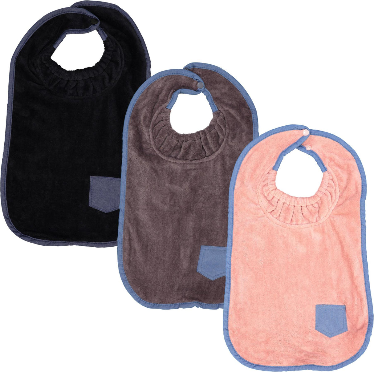 ArGail Denim Pocket Terry Bib - BB20 ArGail Denim Pocket Terry Bib - BB20