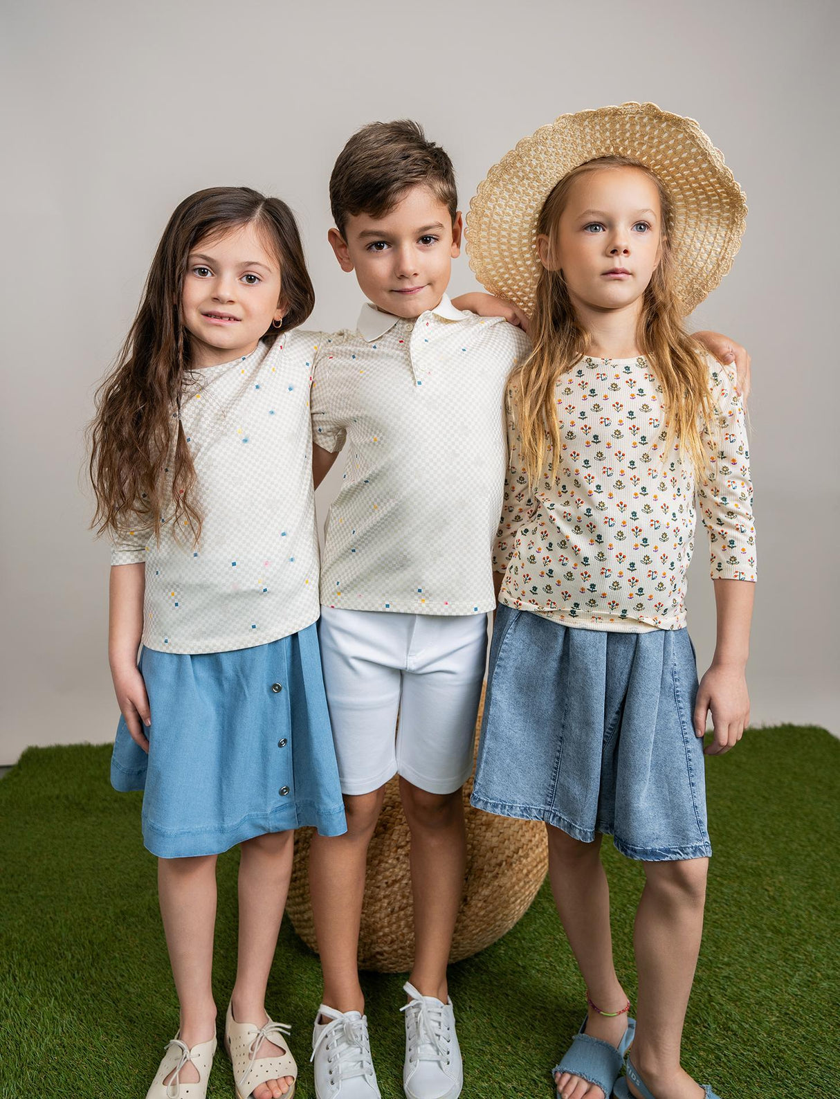 So What Girls Checkered 3/4 Sleeve T-shirt - SB5CY2652TG So What Girls Checkered 3/4 Sleeve T-shirt - SB5CY2652TG