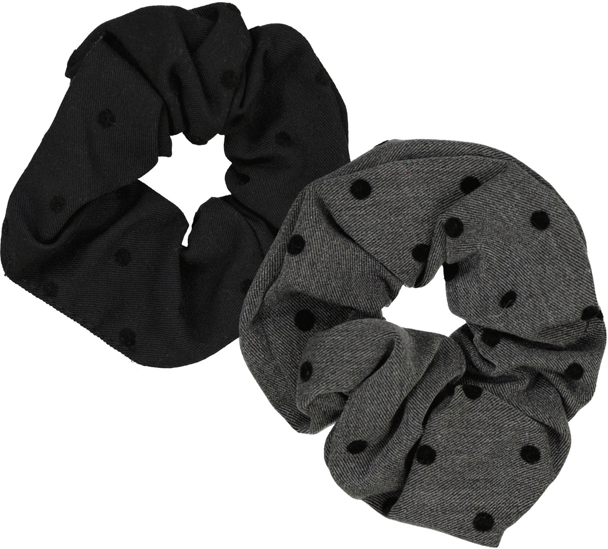 Keshet Velvet Dot Scrunchy - S2557 Keshet Velvet Dot Scrunchy - S2557