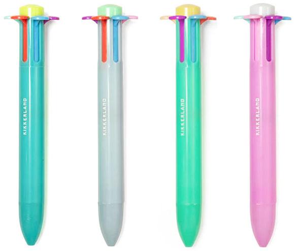 Kikkerland Rainbow Flower 6 Color Novelty Pen - 4366-A Kikkerland Rainbow Flower 6 Color Novelty Pen - 4366-A