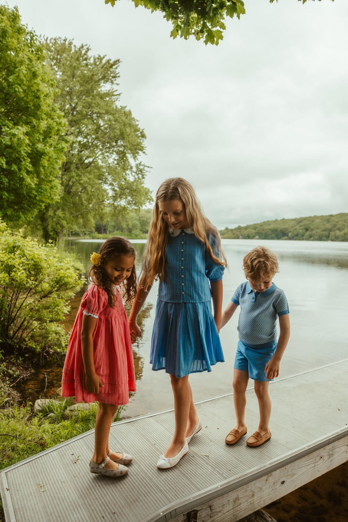 Analogie by Lil Legs Downtown Collection Girls 3/4 Sleeve Blouse - DBLS Analogie by Lil Legs Downtown Collection Girls 3/4 Sleeve Blouse - DBLS