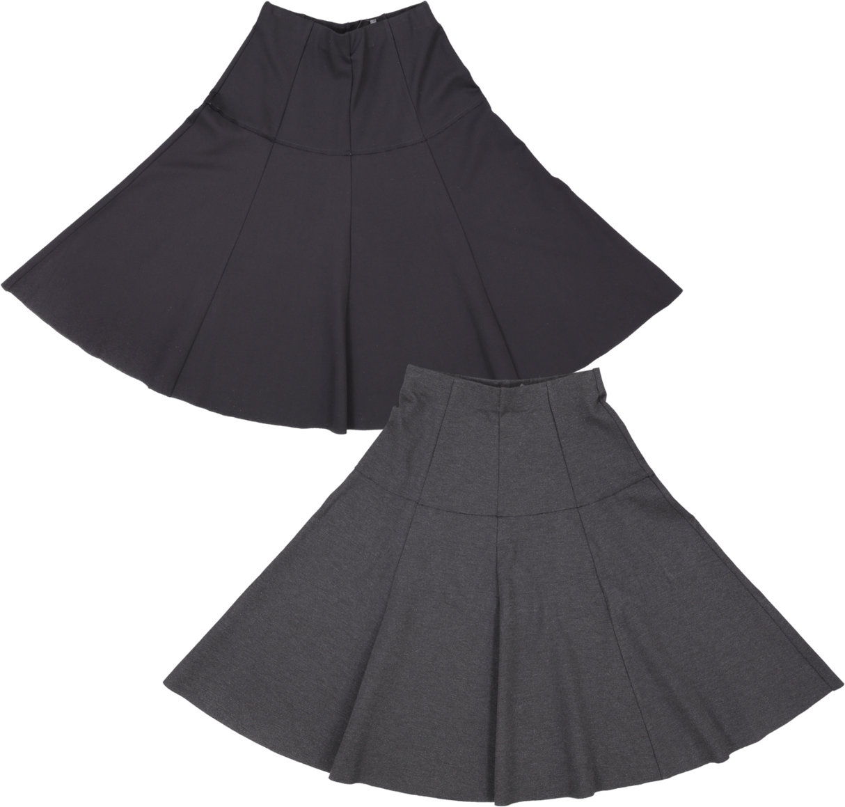 Paniz Womens Ponti Panel Skirt - SK102-27 Paniz Womens Ponti Panel Skirt - SK102-27