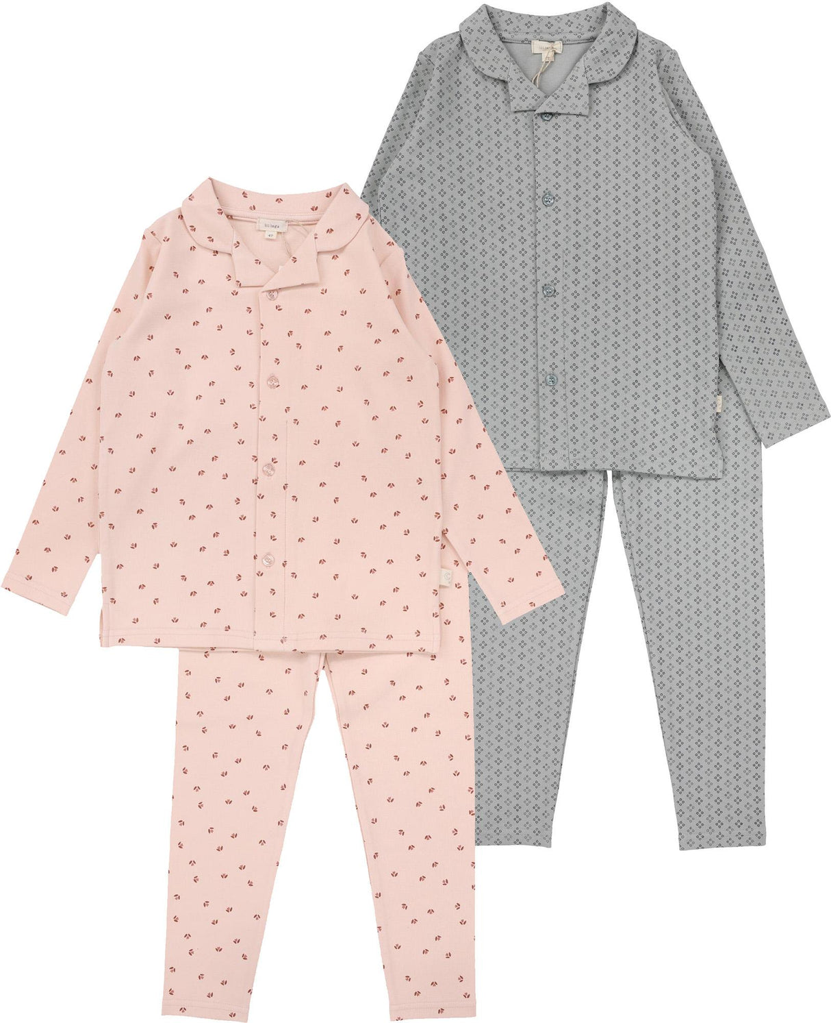 Lil Legs Loungewear Collection Boys Girls Grandpa Cotton Pajamas - LGLS Lil Legs Loungewear Collection Boys Girls Grandpa Cotton Pajamas - LGLS