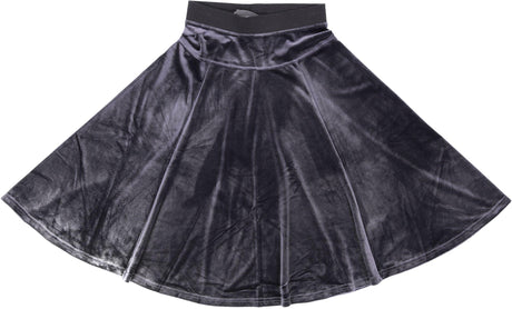 Paniz Womens Velour A-Line Skirt - SK490