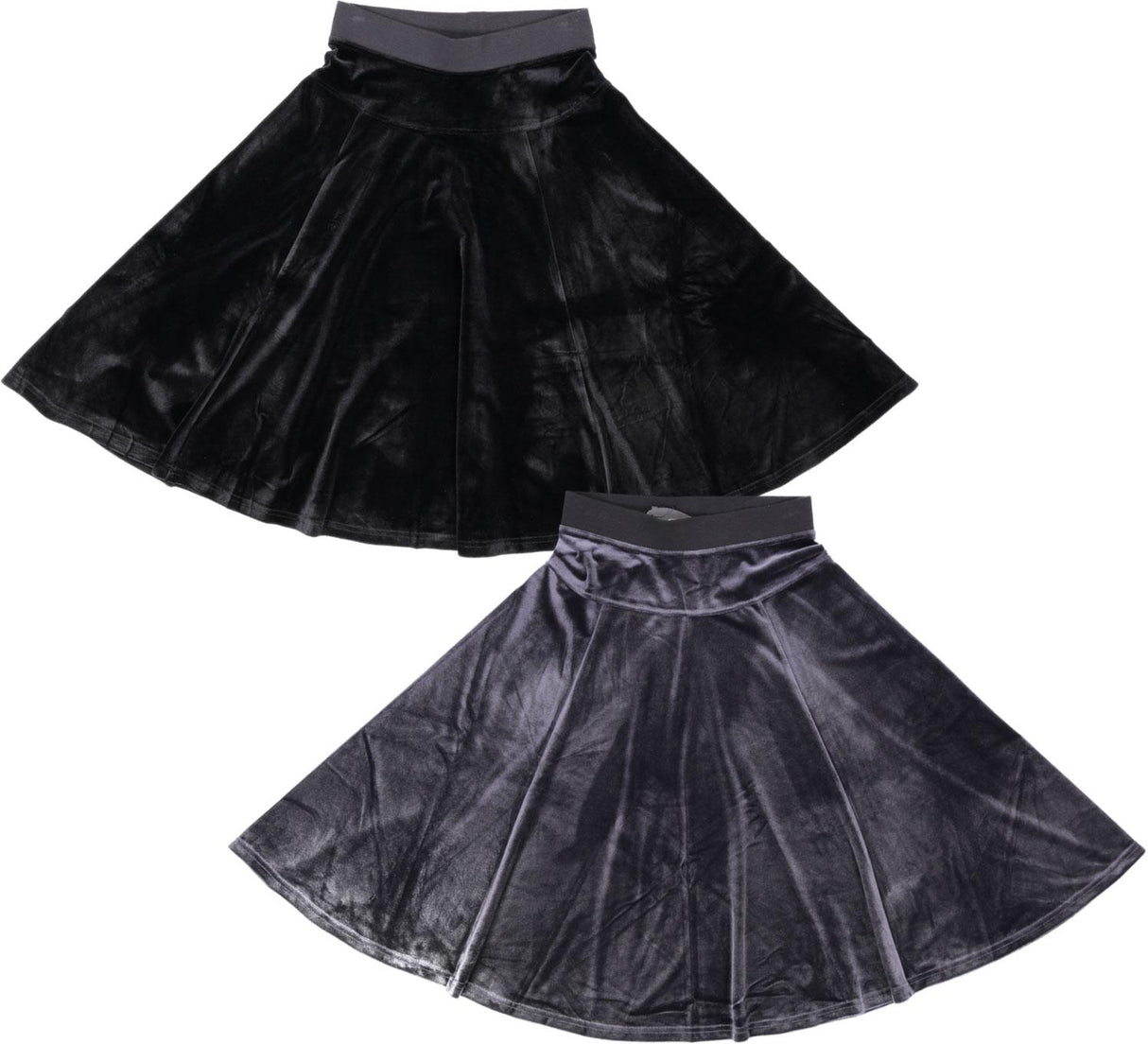 Paniz Womens Velour A-Line Skirt - SK490 Paniz Womens Velour A-Line Skirt - SK490