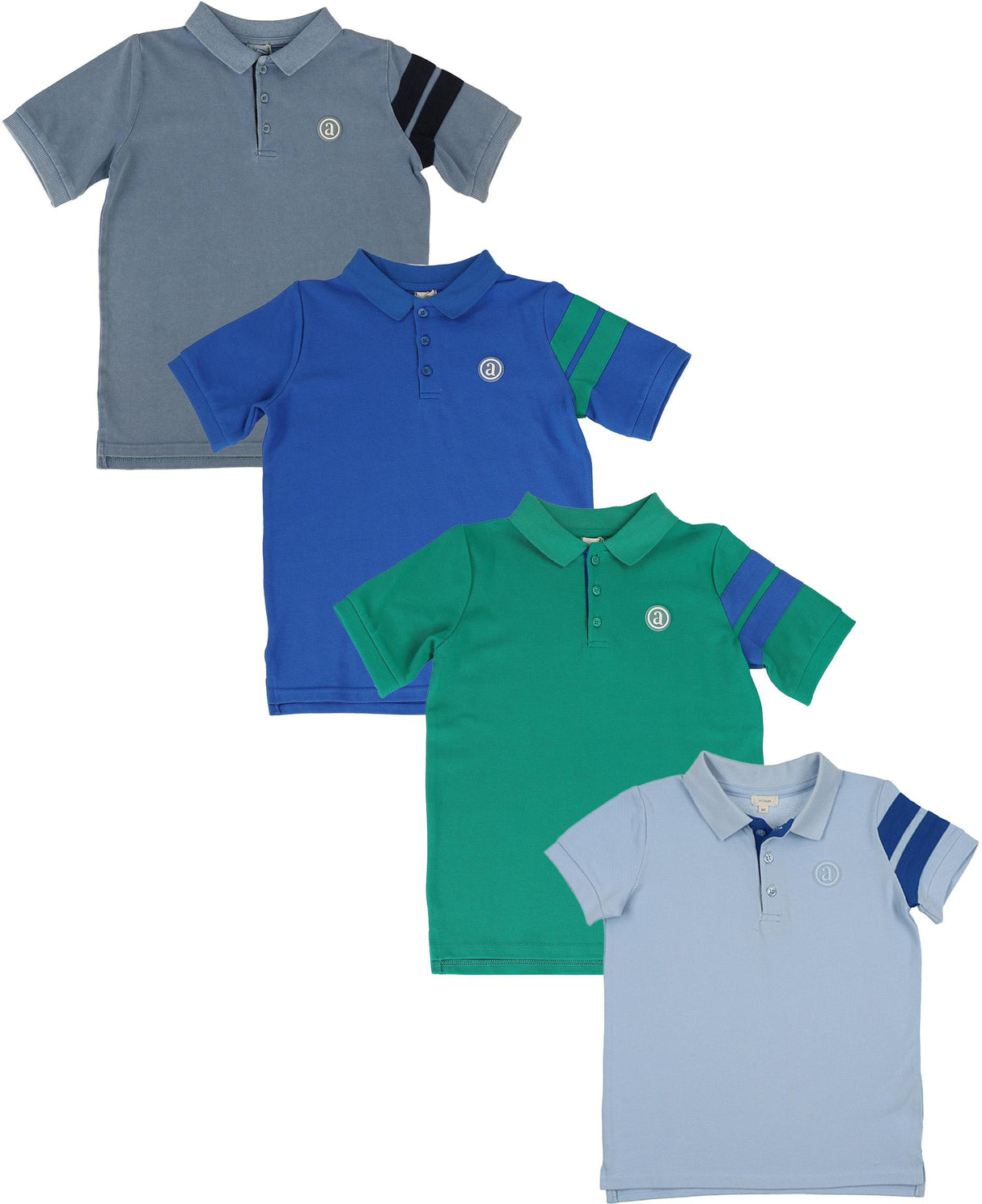 Lil Legs Wardrobe Staples Collection Boys Stripe Detail Short Sleeve Stripe Detail Polo Shirt - WSSDPS Lil Legs Wardrobe Staples Collection Boys Stripe Detail Short Sleeve Stripe Detail Polo Shirt - WSSDPS
