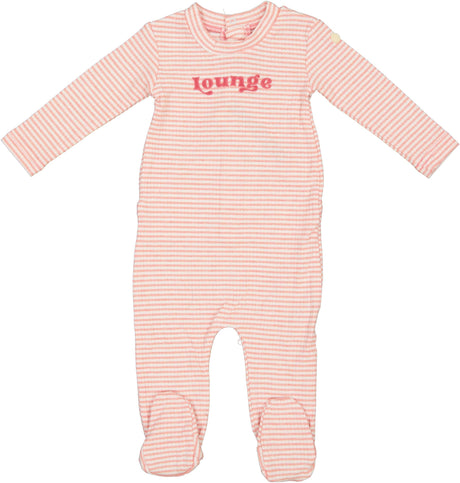 Crew Lounge Baby Boys Girls Striped Ribbed Cotton Stretchie - SG2709