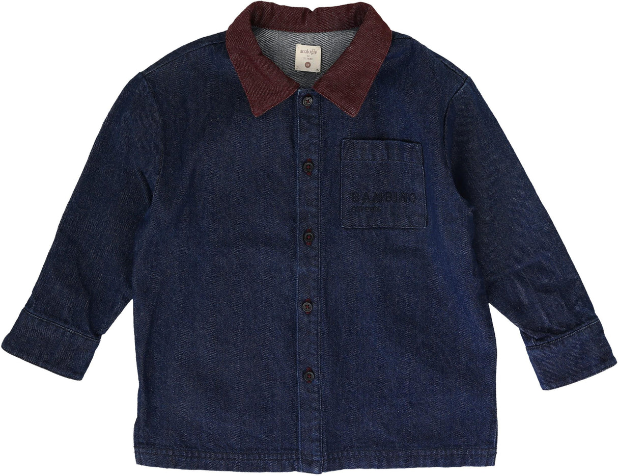 Denim/Burgundy Denim/Burgundy