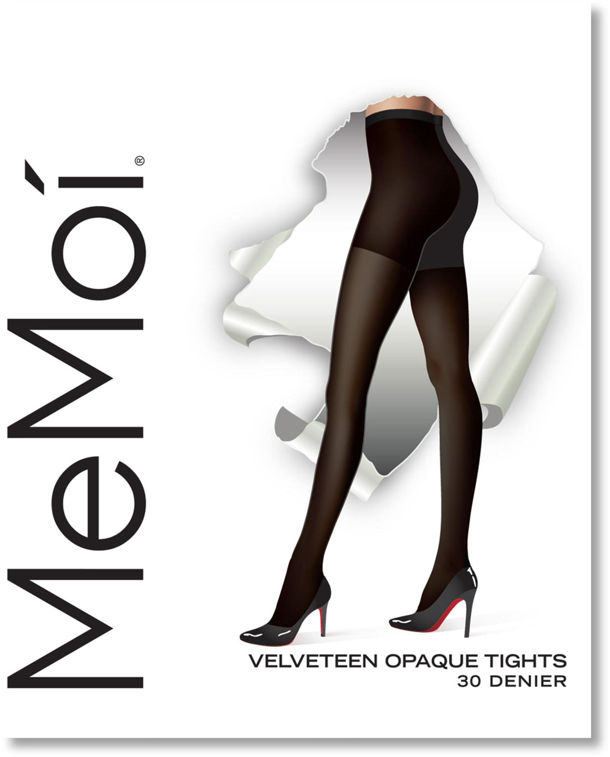 Memoi Womens Velvet Touch Control Top 30 Denier Tights - MO-314 Memoi Womens Velvet Touch Control Top 30 Denier Tights - MO-314