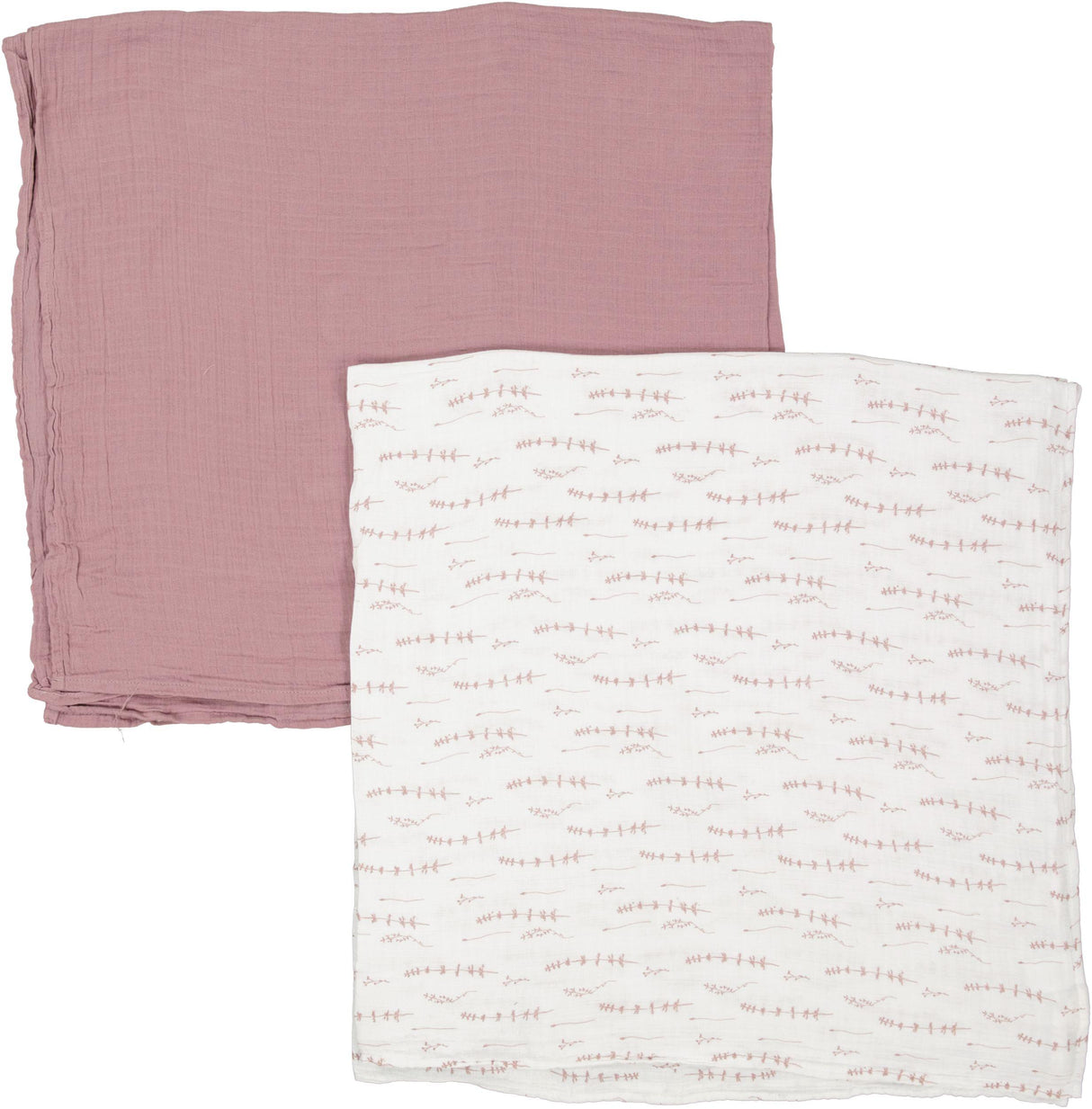Ely's & Co Leaf Swaddle 2 Pack - EC-0382 Ely's & Co Leaf Swaddle 2 Pack - EC-0382