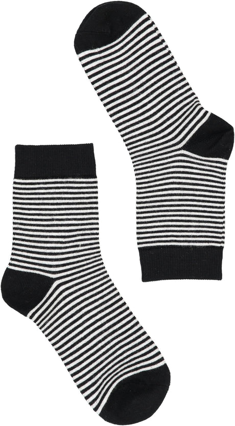 Florence Boys Girls Unisex Bamboo Cotton Striped Crew Socks - 179S