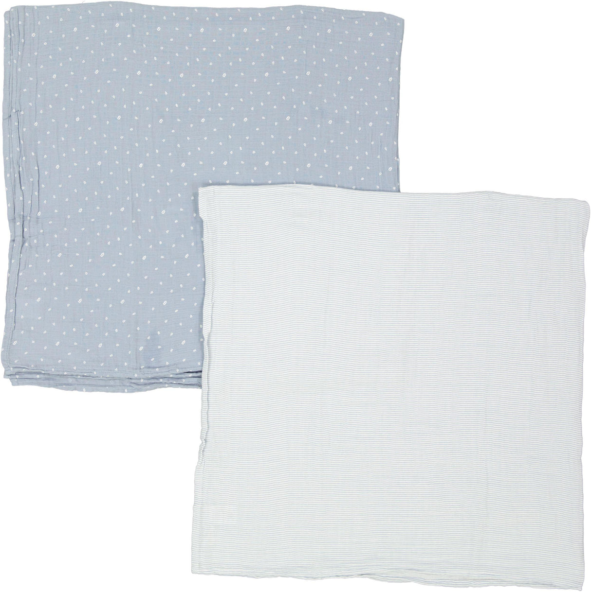 Ely's & Co Leaf & Stripes Swaddle 2 Pack - EC-0425 Ely's & Co Leaf & Stripes Swaddle 2 Pack - EC-0425