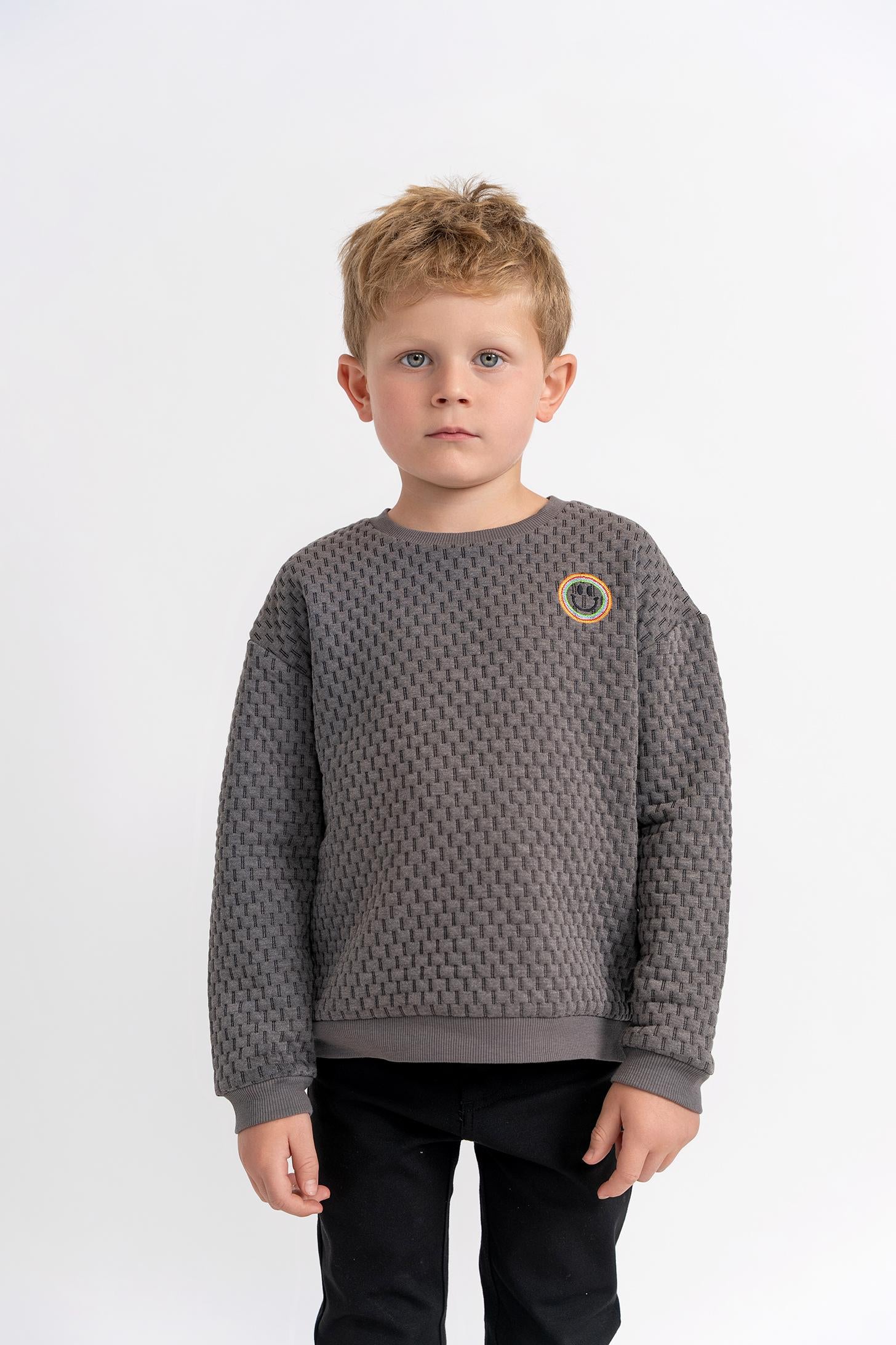 Puddles Boys Girls Quilted Sweatshirt - WB5CY2804T